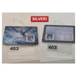 Ice Dragon 320 Coins .999 Fine Silver Bar