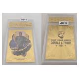 Donald Trump Fight To Save America Gold Card
