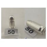 .999 Fine Silver Bullet 45 ACP Caliber Round