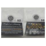 1958 JEFFERSON NICKEL BLACK RUTHENIUM CLAD