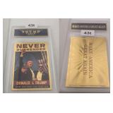 Donald Trump Never Surrender 2024 Gold Card