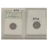 San Francisco Mint Copper Wheat Cent INB Slab