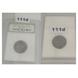 1941 JEFFERSON NICKEL COPPER NICKEL INB SLAB