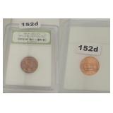 1967-P COPPER LINCOLN CENT BU INB HOLDER