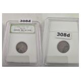 1909-S Lincoln Wheat Penny Copper INB Slabbed