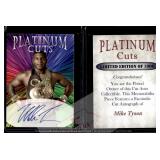 Mike Tyson Platinum Cuts Facsimile Auto