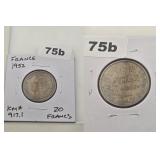 1952 France 20 Francs Copper-Nickel KM 917.1