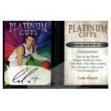 Luka Doncic Platinum Cuts Facsimile Auto