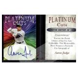 Aaron Judge Platinum Cuts Facsimile Auto