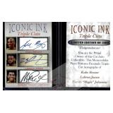Iconic Ink Kobe LeBron Magic Fac Autos