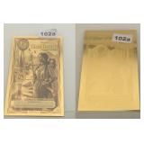 2023 Idaho Goldback 1/2000 Troy Ounce 24K Gold