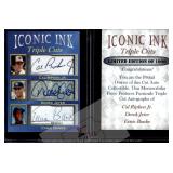 Iconic Ink Ripken Jeter Banks Facsimile Autos