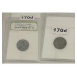 1943 Lincoln Steel Cent W.W.II Emergency INB