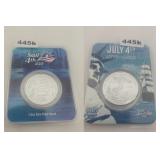 2026 Sail 4th .999 Silver Low Mintage Round