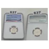 1989 S Roosevelt Dime NGC PF69 Ultra Cameo