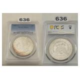 1881-S Morgan Silver Dollar PCGS MS63 OGH