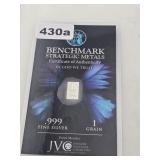 Benchmark Strategic Metals .999 Fine Silver