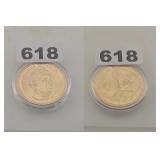 James Monroe Presidential $1 Uncirculated Coin