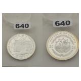 2006 LIBERIA $20 US CONSTITUTION SILVER COIN