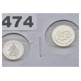 MSG BRITANNIA DESIGN .999 FINE SILVER ROUNDS