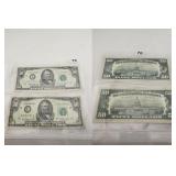 1974 AND 1977 FIFTY DOLLAR FEDERAL NOTES LOT