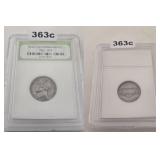 1948 Jefferson Nickel INB Slabbed Uncirculated