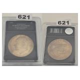 1976 Bicentennial Eisenhower Dollar Slabbed