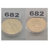 2008 S James Monroe Presidential Proof Dollar
