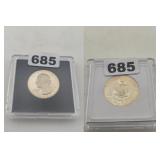 1983 Copper Washington Quarter Proof Coin