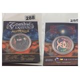 Zombie Vixens Australia .999 Copper Proof Coin