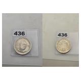 1946 Booker T. Washington Silver Half Dollar