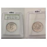 1984-D KENNEDY HALF DOLLAR UNCIRCULATED SLAB