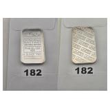 Johnson Matthey .999 Fine Silver Bullion Bar
