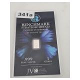 Benchmark Strategic Metals .999 Fine Silver