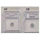 Egyptian Montu Antiqued Silver ICG Genuine