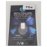 Benchmark Strategic Metals .999 Fine Silver
