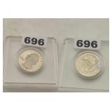 1990 S Silver Washington Quarter Proof DCAM