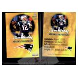 Tom Brady 2000 Rookie Phenoms Gold Rookie