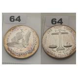 Eagle Flag Silver Trade Unit .999 Fine Silver