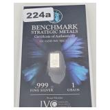 Benchmark Strategic Metals .999 Fine Silver