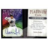 Aaron Judge Platinum Cuts Facsimile Auto