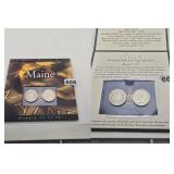 2003 Maine State Quarter Uncirculated P & D Set