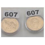 John Tyler Presidential Dollar Proof Coin Set