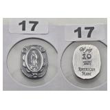 WPIG OUR LADY OF GUADALUPE .999 SILVER BAR