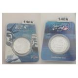 2026 Sail 4th 250 Low Mintage Silver Round