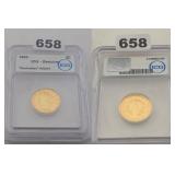 1883 ICG Genuine Racketeer Gold Plated Nickel