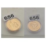 Martin Van Buren Presidential $1 Copper Coin