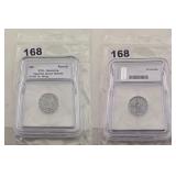 Egyptian Queen Nefertiti Silver Round .999 FS