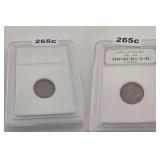 1939 LINCOLN WHEAT COPPER PENNY SLABBED INB