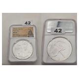 2025(P) SILVER EAGLE MS69 PRIVY NGC SLABBED